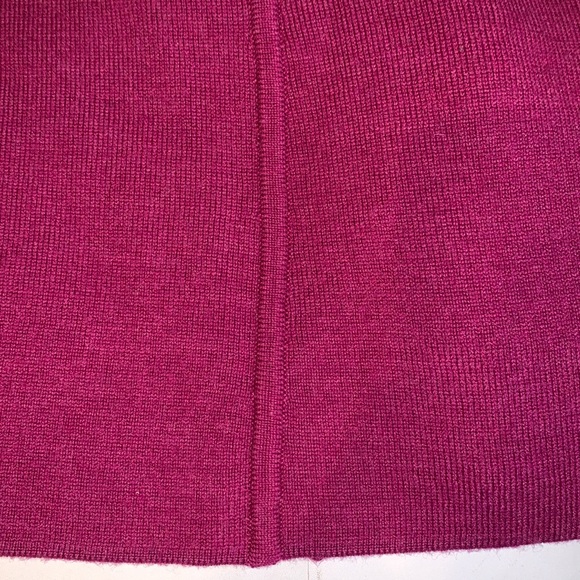 Talbots Merino Wool Open Front Cardigan Mauve Size XL - Picture 6 of 7